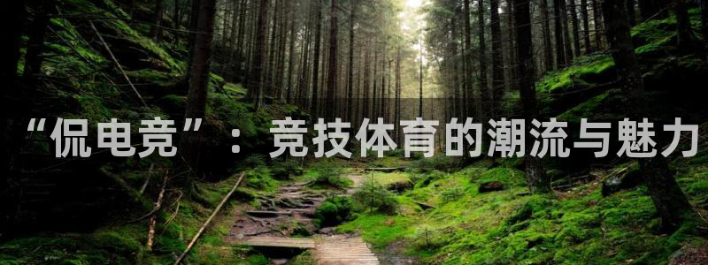 易游电竞：“侃电竞”：竞技体育的潮流与魅力