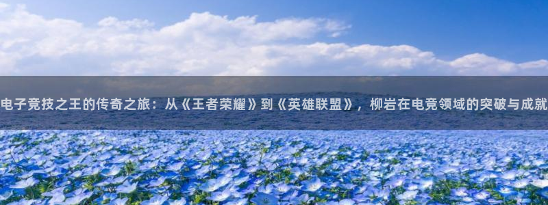 易游电竞官网：电子竞技之王的传奇之旅：从《王者荣耀》到《英雄联盟》，柳岩在电竞领域的突破与成就